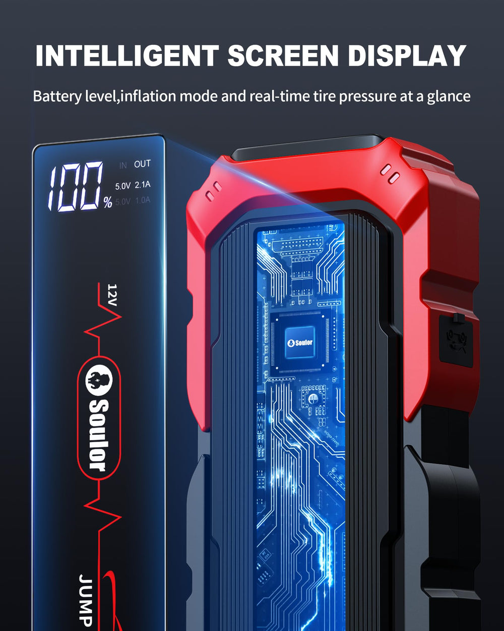 Soulor Jump Starter functions in extreme temperatures for reliable starts.