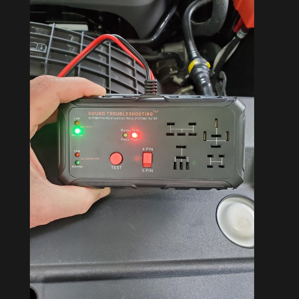 Sound Troubleshooting relay tester in packaging ready for quick setup