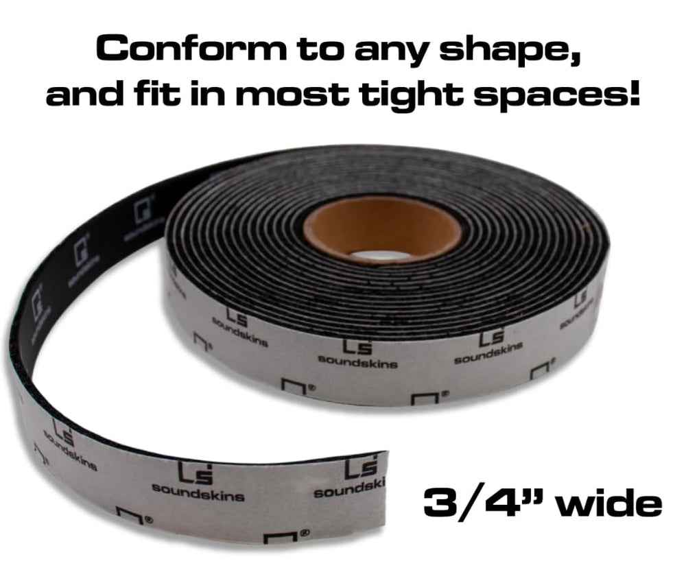 Soundskins Silent Strip self-extinguishing seal adds interior safety and durability.