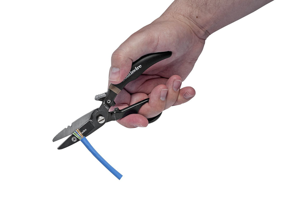 Southwire LED pen light illuminating work area for accurate splices