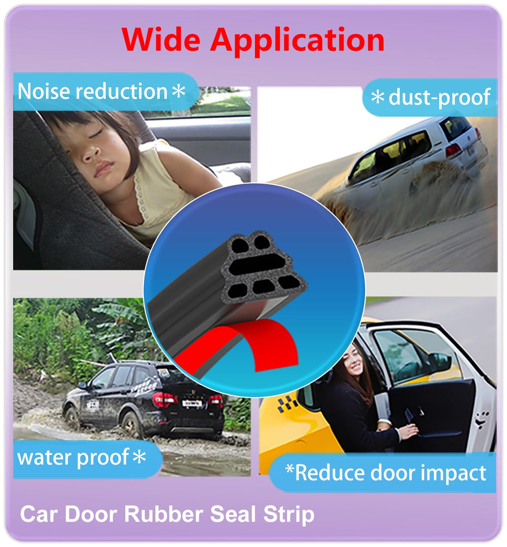 SOZATO noise-reduction seal creates a quieter cabin during daily drives.