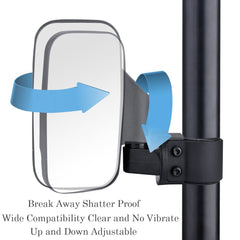 SPAUTO UTV mirrors pack includes clamps and hardware for quick install