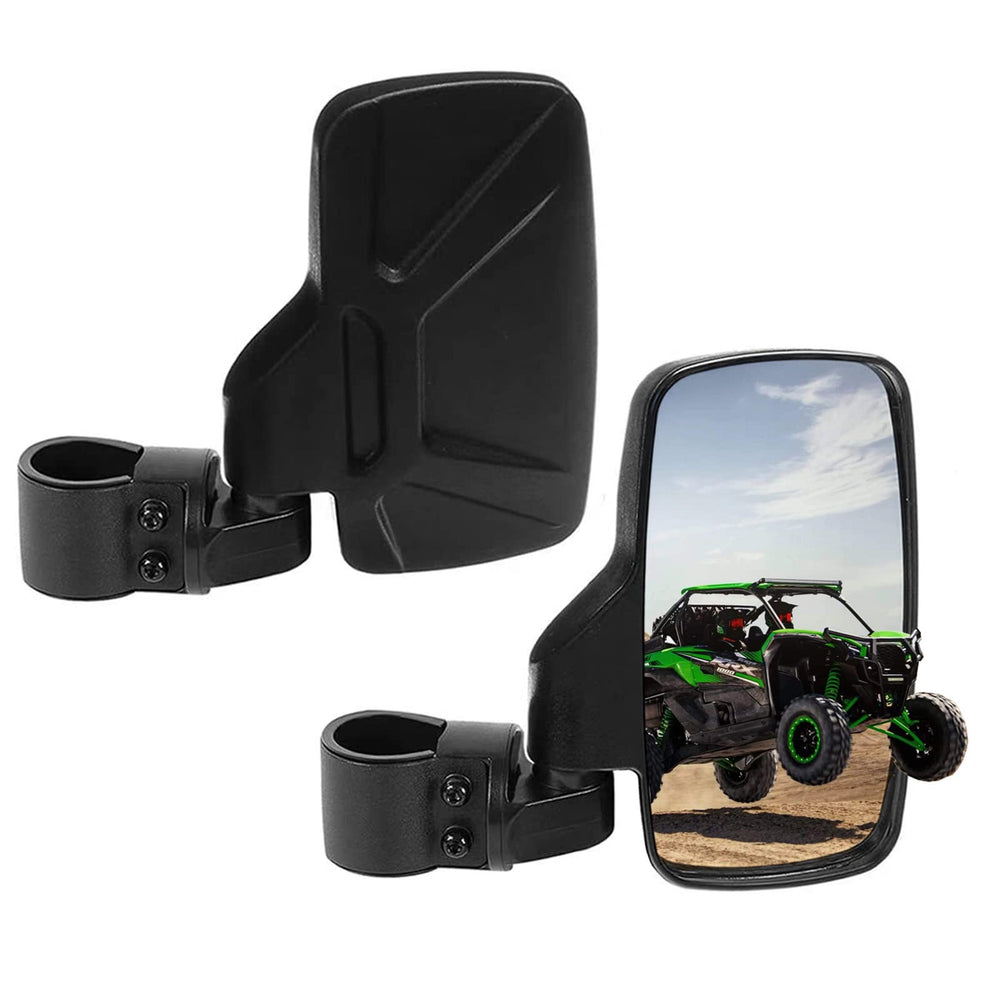 SPAUTO UTV side mirrors wide-view lens for enhanced rear visibility