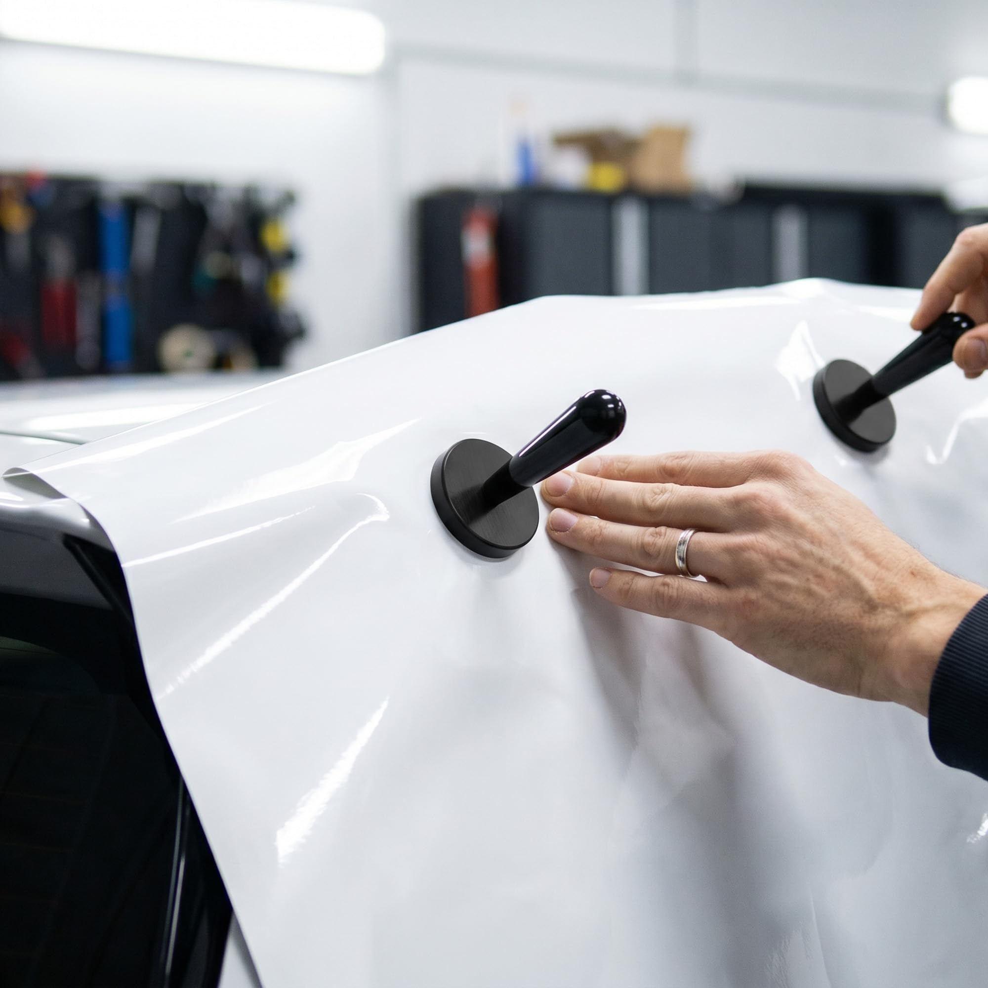 Spanno car wrap tool kit supports full or partial wraps and film work