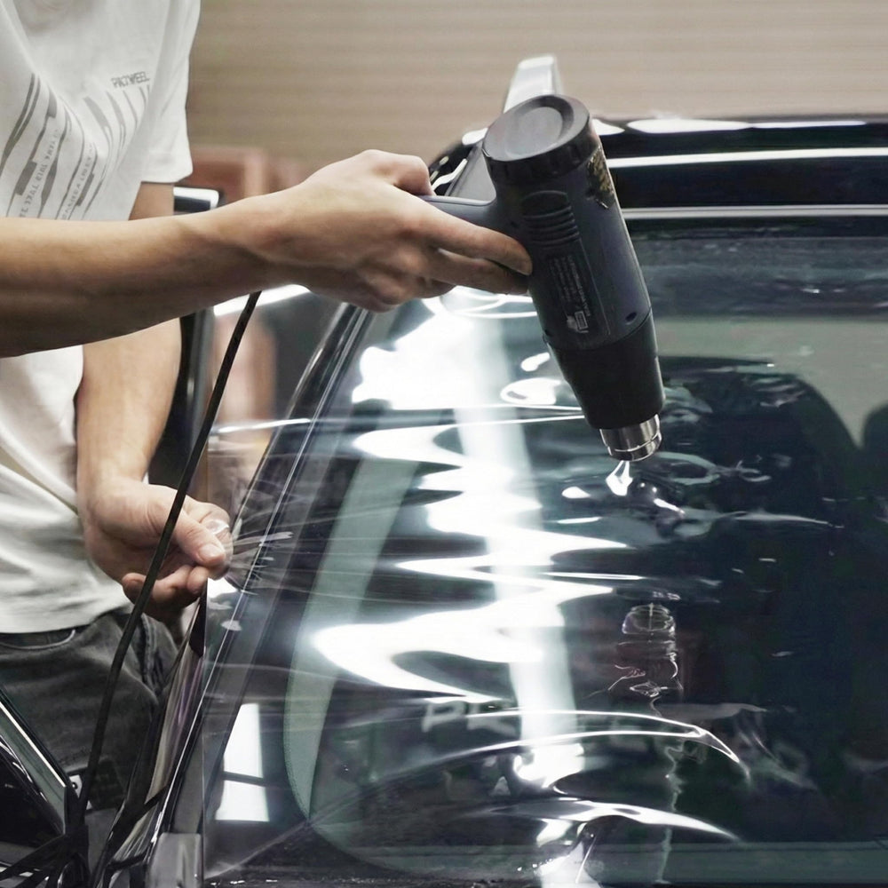 Spanno felt squeegees for vinyl wrap prevent scratches while removing air bubbles.