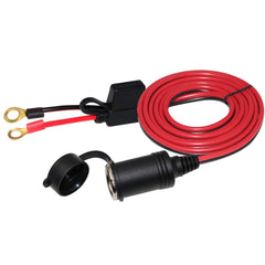 SPARKING 13FT 12V female cigarette socket with easy battery wiring capability
