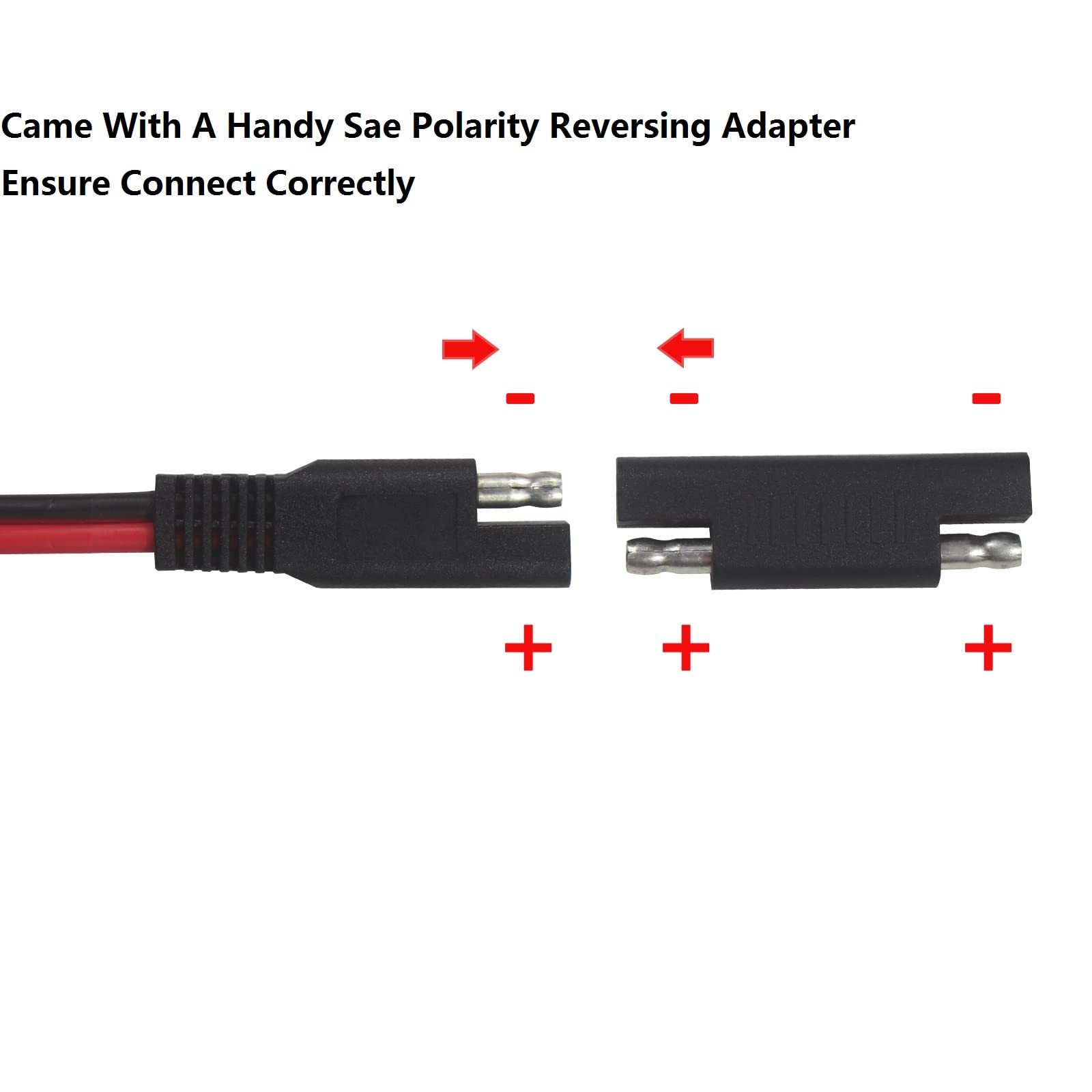 SPARKING SAE to cigarette lighter extension shown for dashboard power