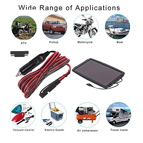 SPARKING extension used to charge a sprayer or solar charger on the go