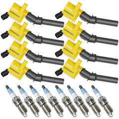 SparkWhiz DG508 ignition coils pack ready for Ford engine installation.