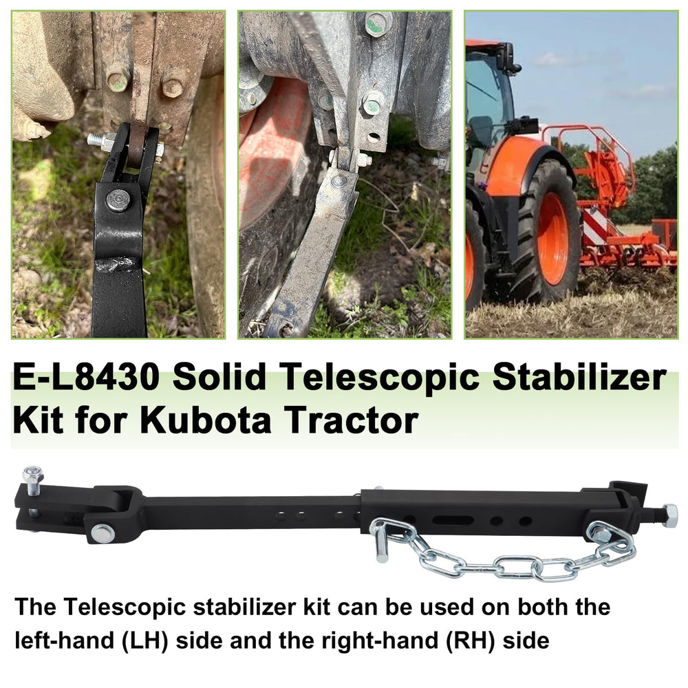 Adjustable length and angle on SPARKWHIZ E-L8430 stabilizer for precise fit