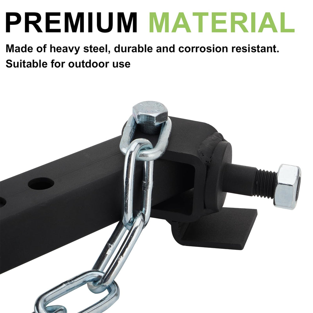 SPARKWHIZ E-L8430 stabilizer aids tire clearance at wide hitch