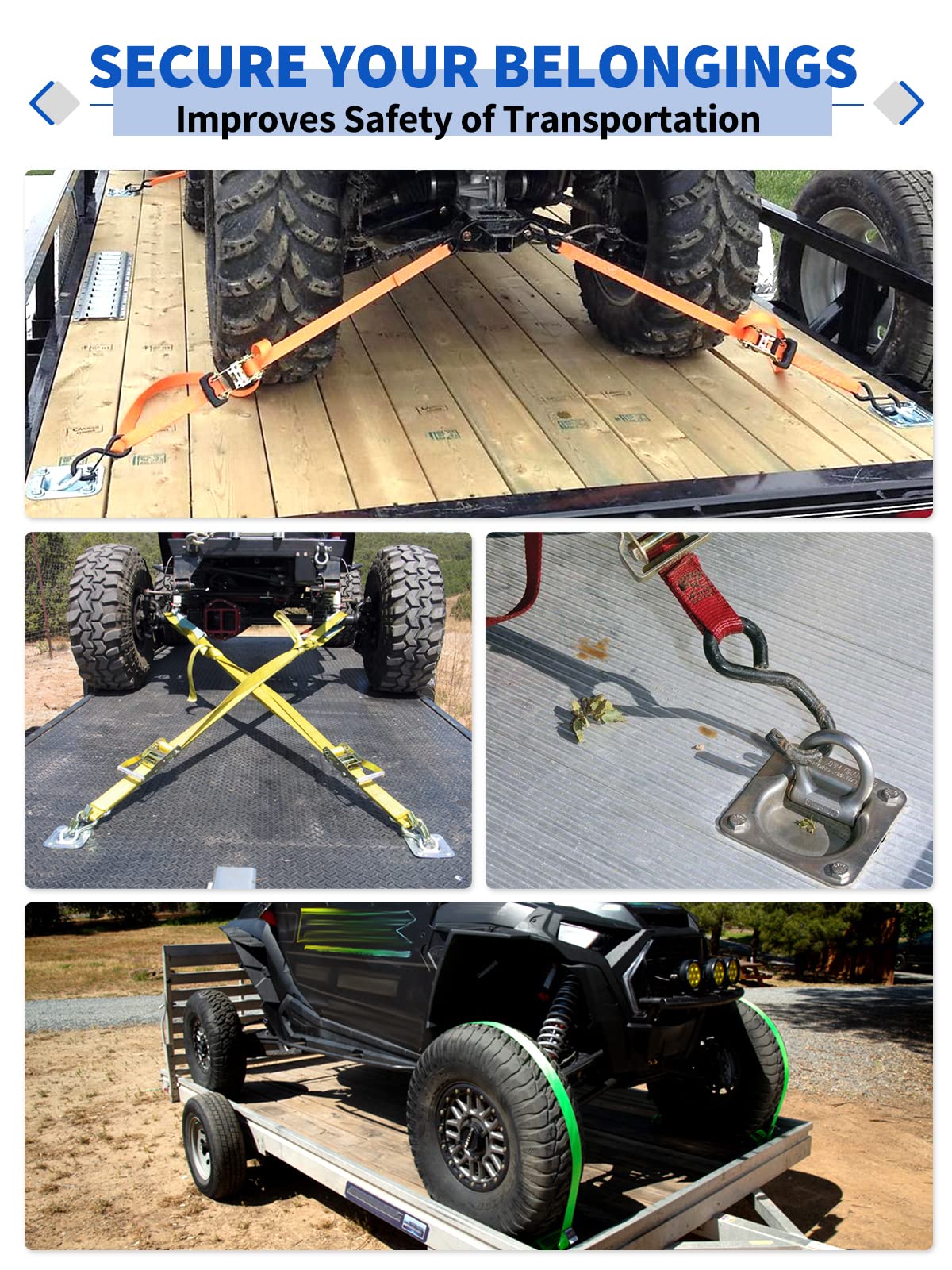 SparkWhiz flush-mount installation demonstrates stable tie-down on flat surfaces.