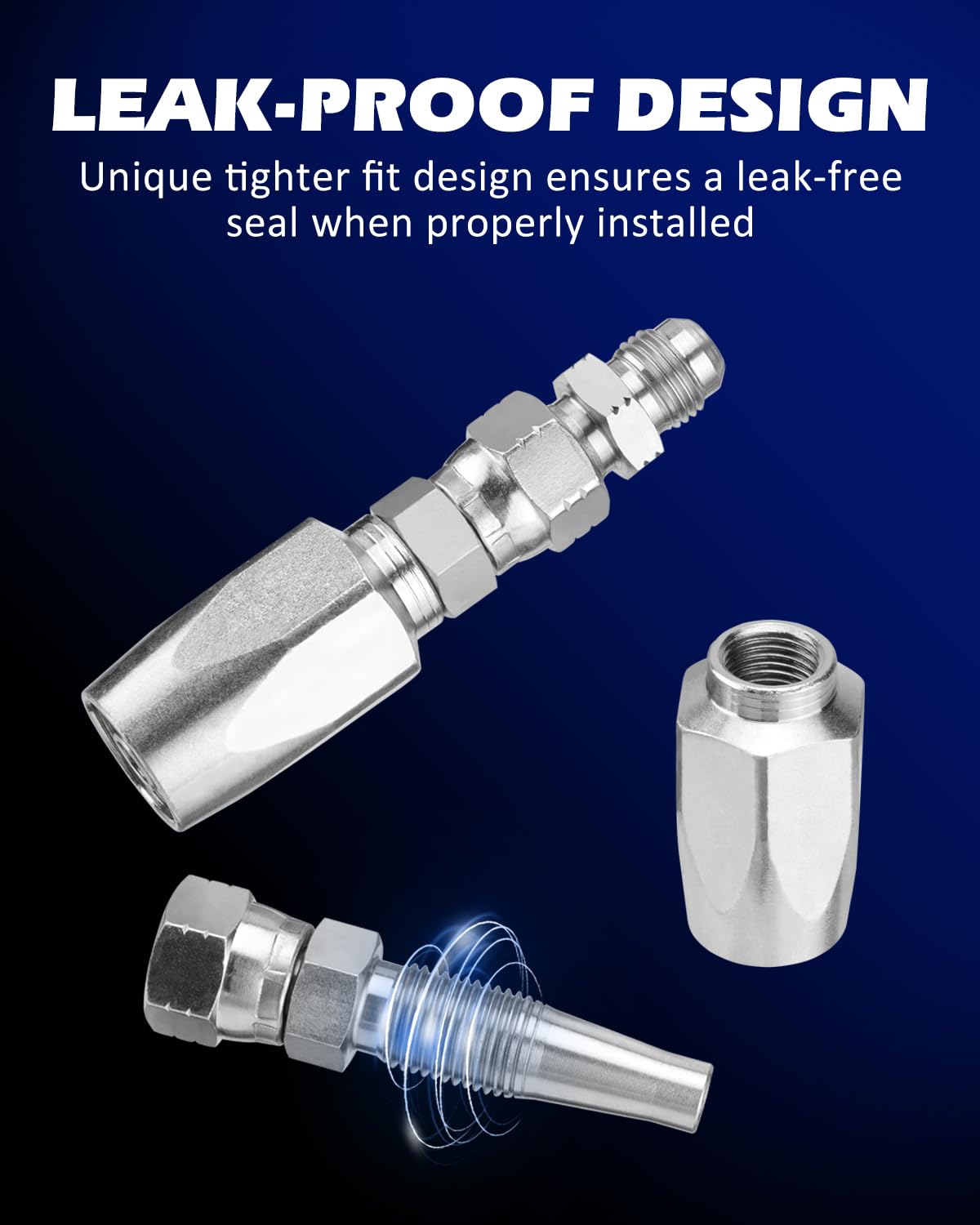 SPARKWHIZ durable zinc-plated finish image highlights corrosion resistance and reuse value.
