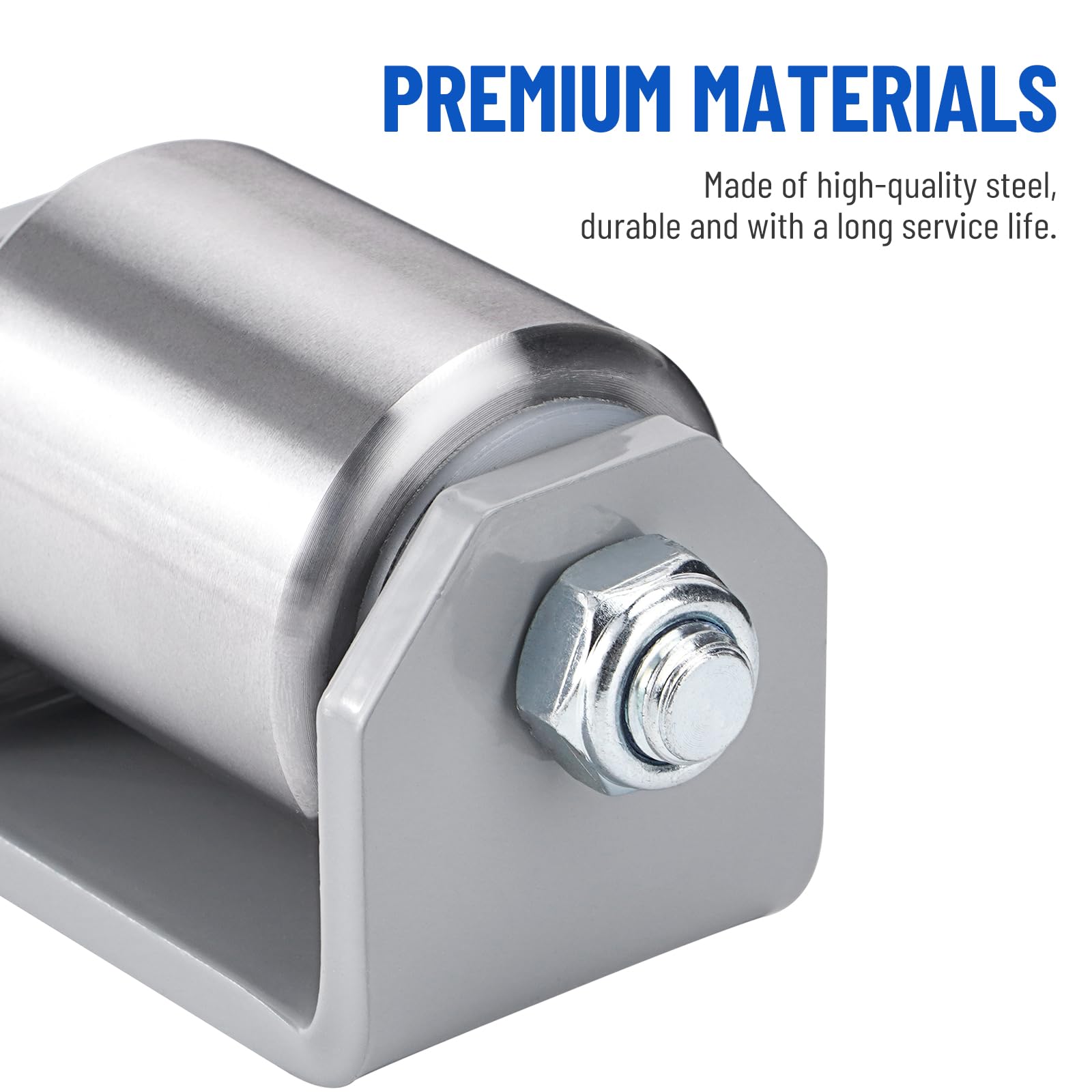SPARKWHIZ roller under trailer area demonstrates undercarriage protection and smoother clearance.