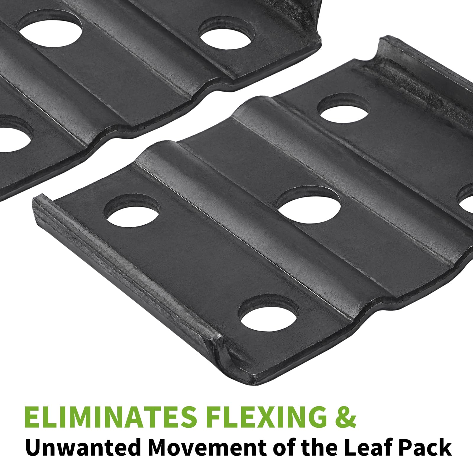 SPARKWHIZ U Bolt Kit compatible with 2 inch leaf springs