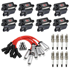SPARKWHIZ UF271 square ignition coil close-up showing durable copper windings for reliable starts.