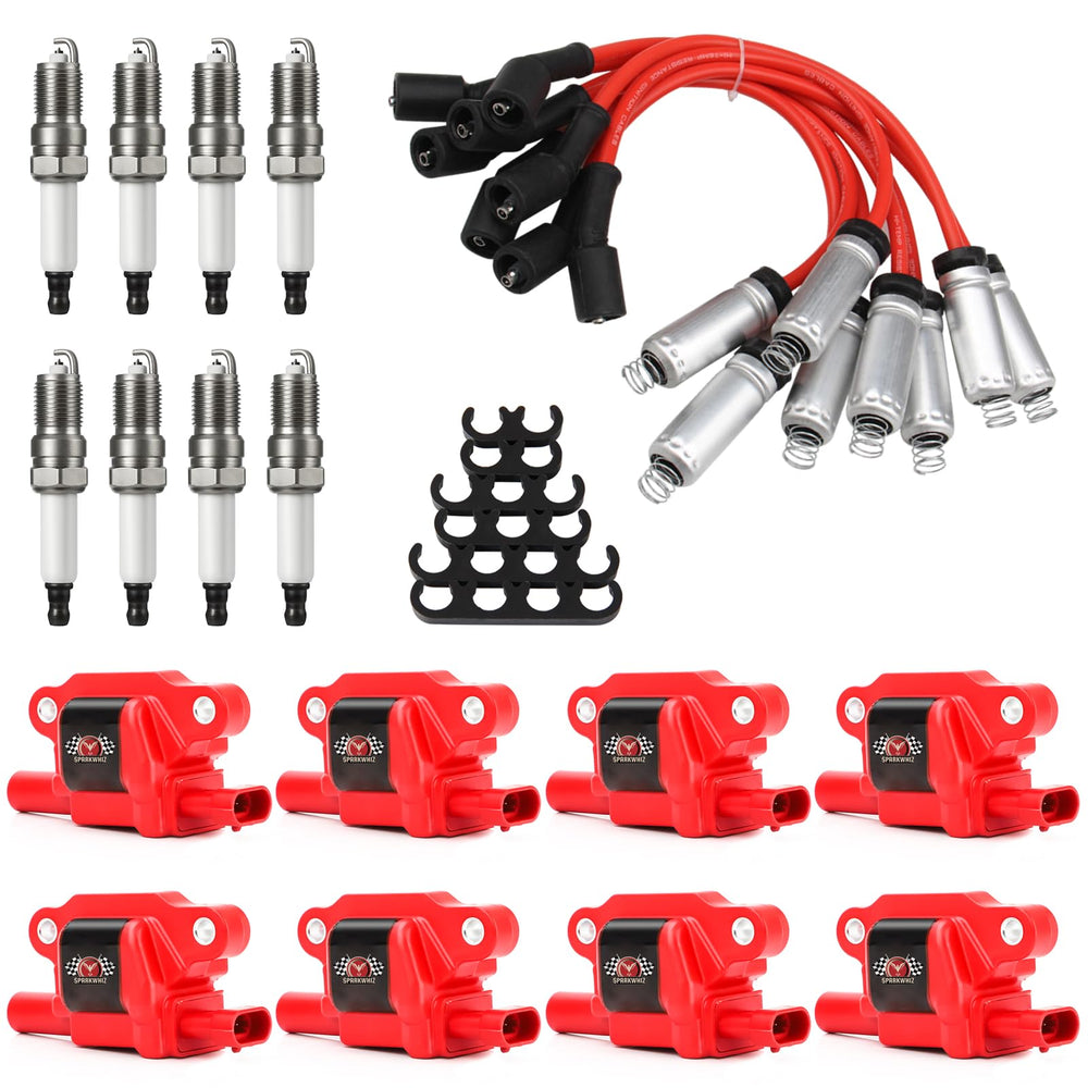 SparkWhiz UF413 ignition coils pack showing upgraded discharge energy for stronger ignition.