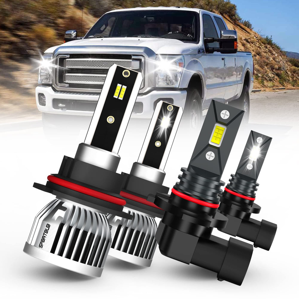 SPBRTBUB 9007 Ford F-250 install image show easy plug-and-play compatibility