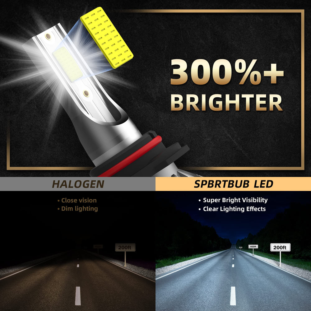 SPBRTBUB 6500K cool white illumination for clear visibility