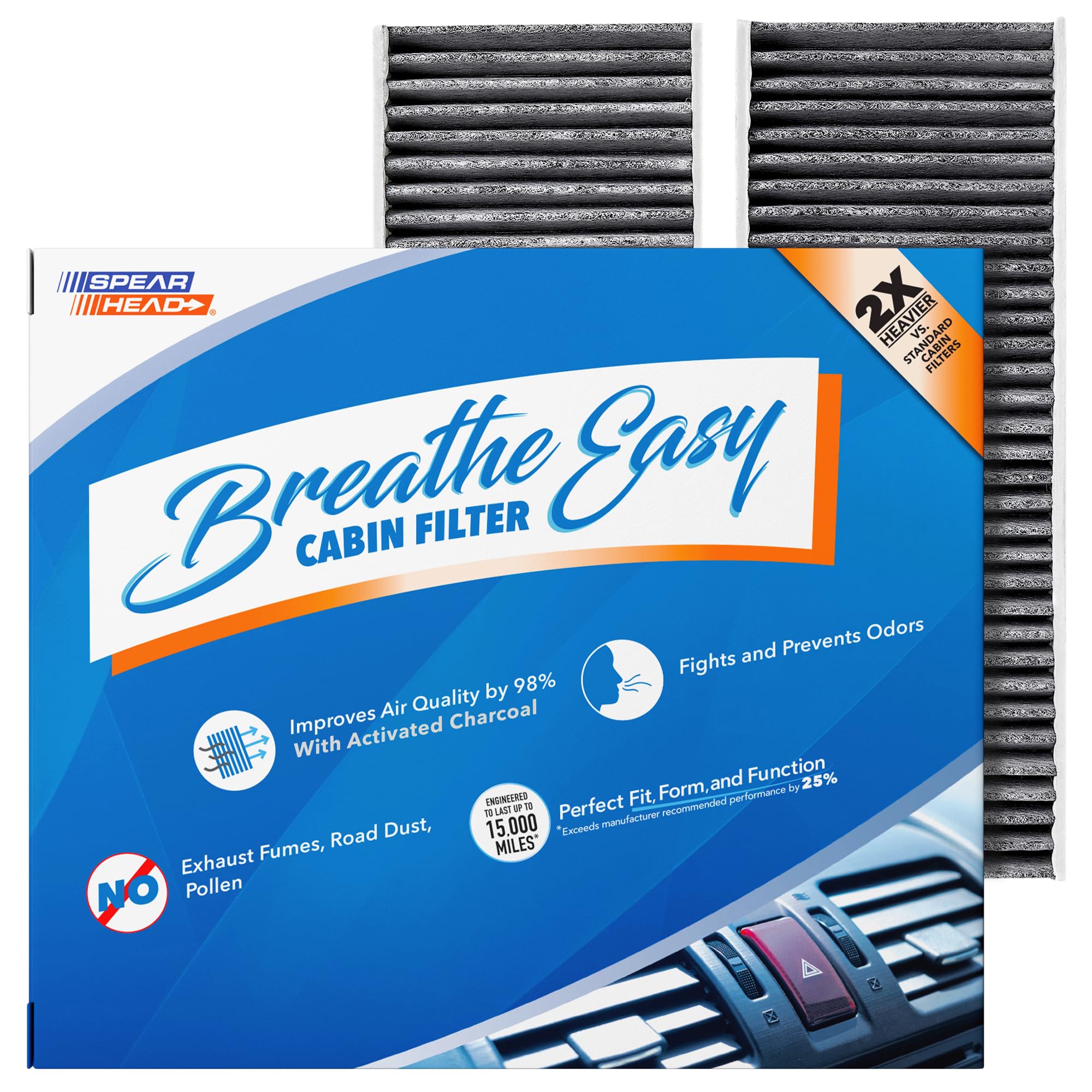 Spearhead Breathe Easy frontier cabin filter installed for cleaner air