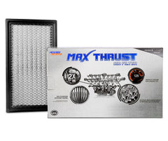 Spearhead Max Thrust filter with hex-D pleat design for superior dirt capture.