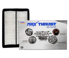 Spearhead Max Thrust engine air filter for Rogue, front view, boosts airflow and dirt trapping.