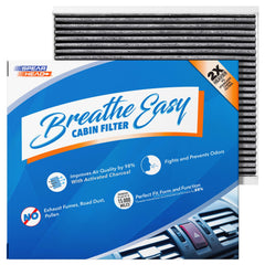 SPEARHEAD Odor Defense Breathe Easy cabin filter front view reduces interior odors