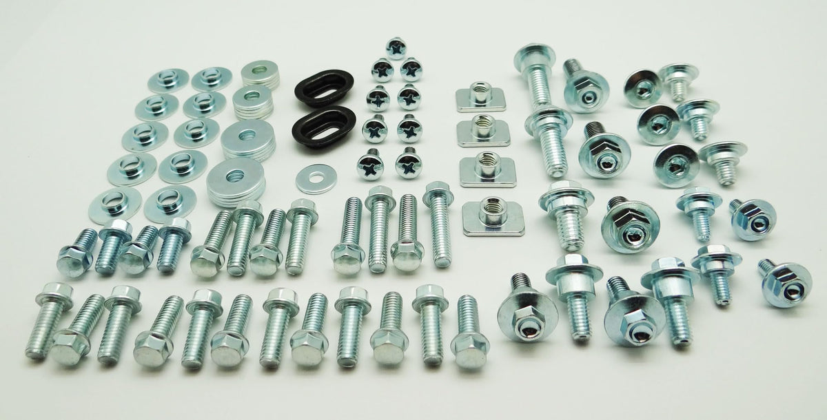 Specbolt CRF bolt kit overview with durable, OEM-style fasteners for Honda plastics.