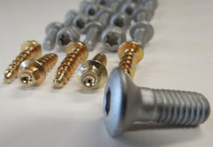 Specbolt torx flange bolts with Dacromet plating for KTM authenticity and corrosion resistance.
