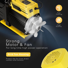 SPECSTAR two-stage copper-core motor highlights high-vacuum performance.