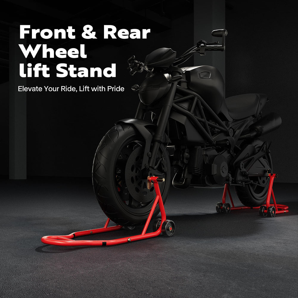 SPECSTAR front stand with double fork heads offers broad compatibility