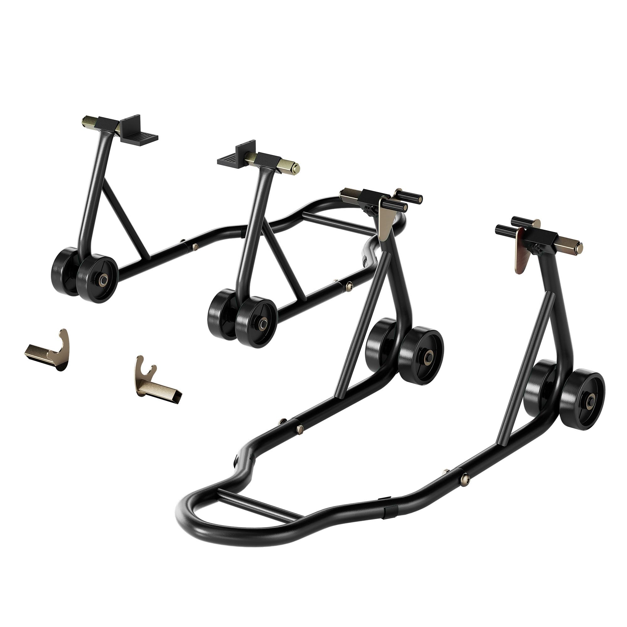 SPECSTAR front wheel stand with adjustable heads for quick maintenance