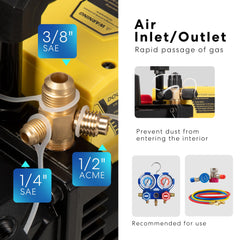 SPECSTAR oil bottles included for immediate maintenance readiness.