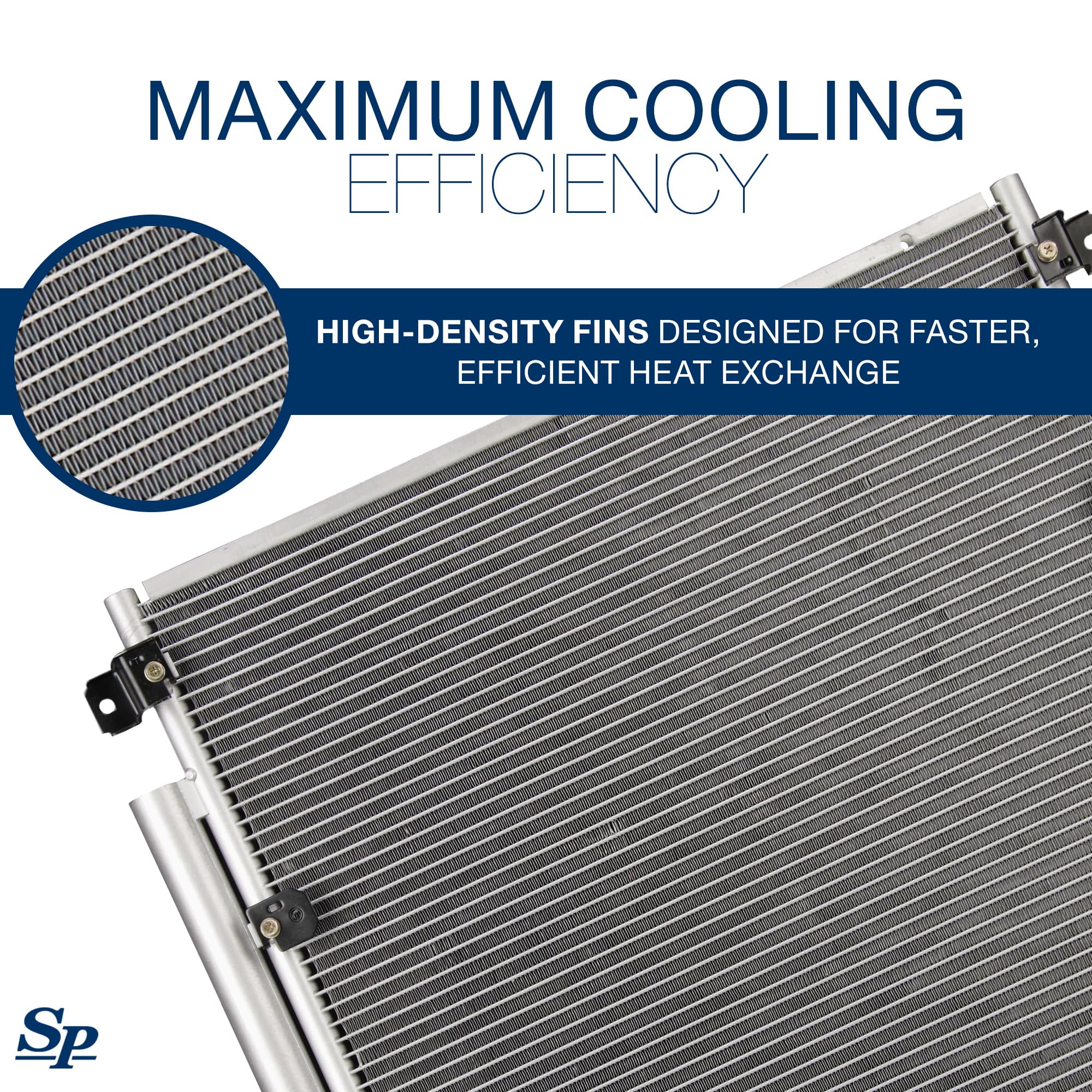 Spectra Premium condenser for Chevrolet Silverado 1500 with high-density fins