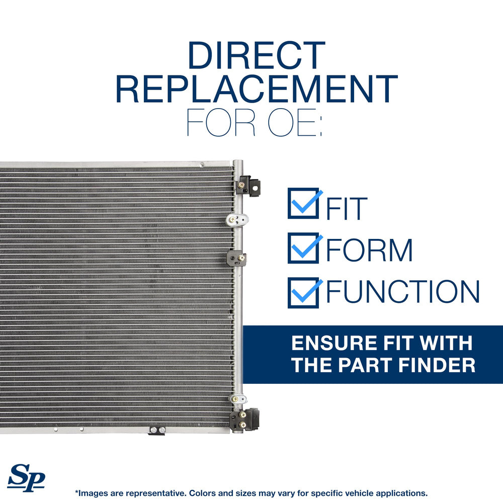 Spectra Premium condenser for Chevrolet Silverado 2500 designed for heavy use