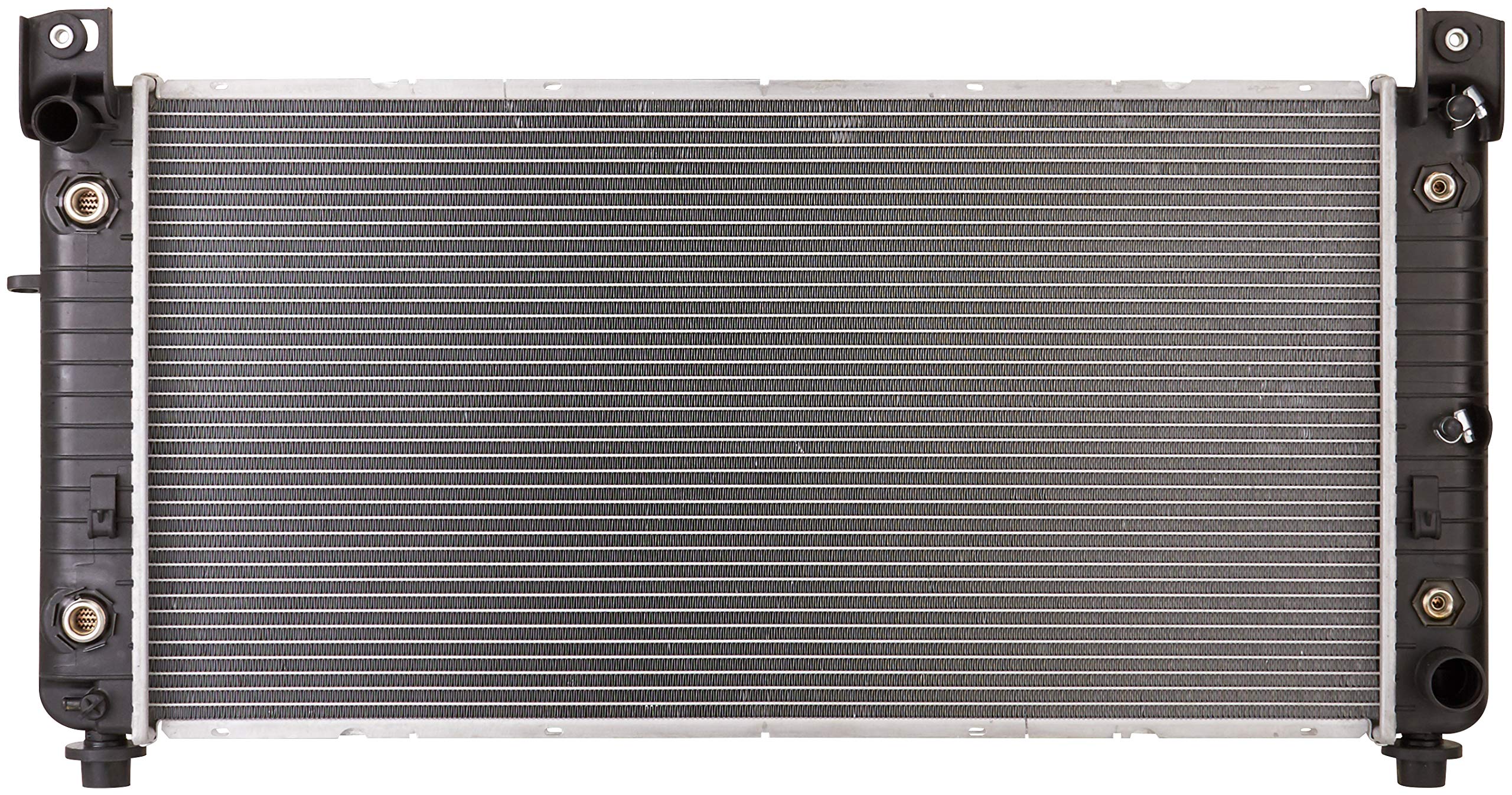 Spectra Premium CU2370 radiator front view shows direct OE-like fit.