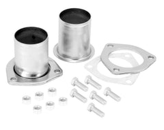Spectre Performance 2 header reducer gasket with bolts for a secure exhaust seal and easy installation.