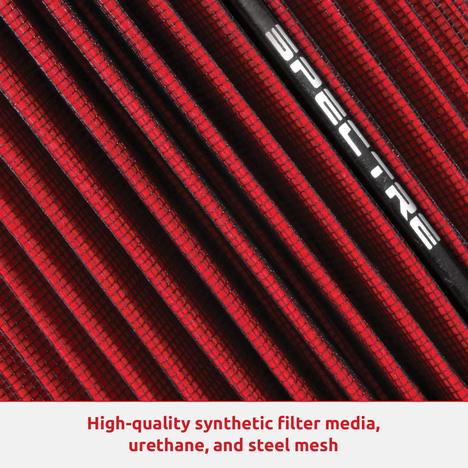 Spectre Performance 4806 flame-retardant label emphasizes safety during maintenance.