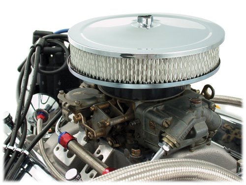 Spectre SPE-4770 flat-base triple-chrome air cleaner for durable styling and stable mounting.