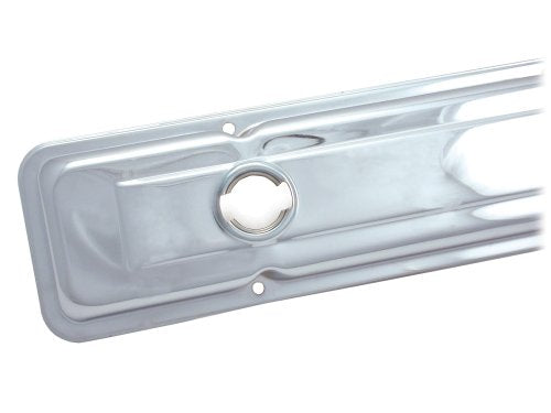 Spectre Small Block Chevy 3-Hole valve cover pair side view improves heat dissipation and style.