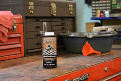 Spectro Oil premix packaging front view ready for workshop shelves.
