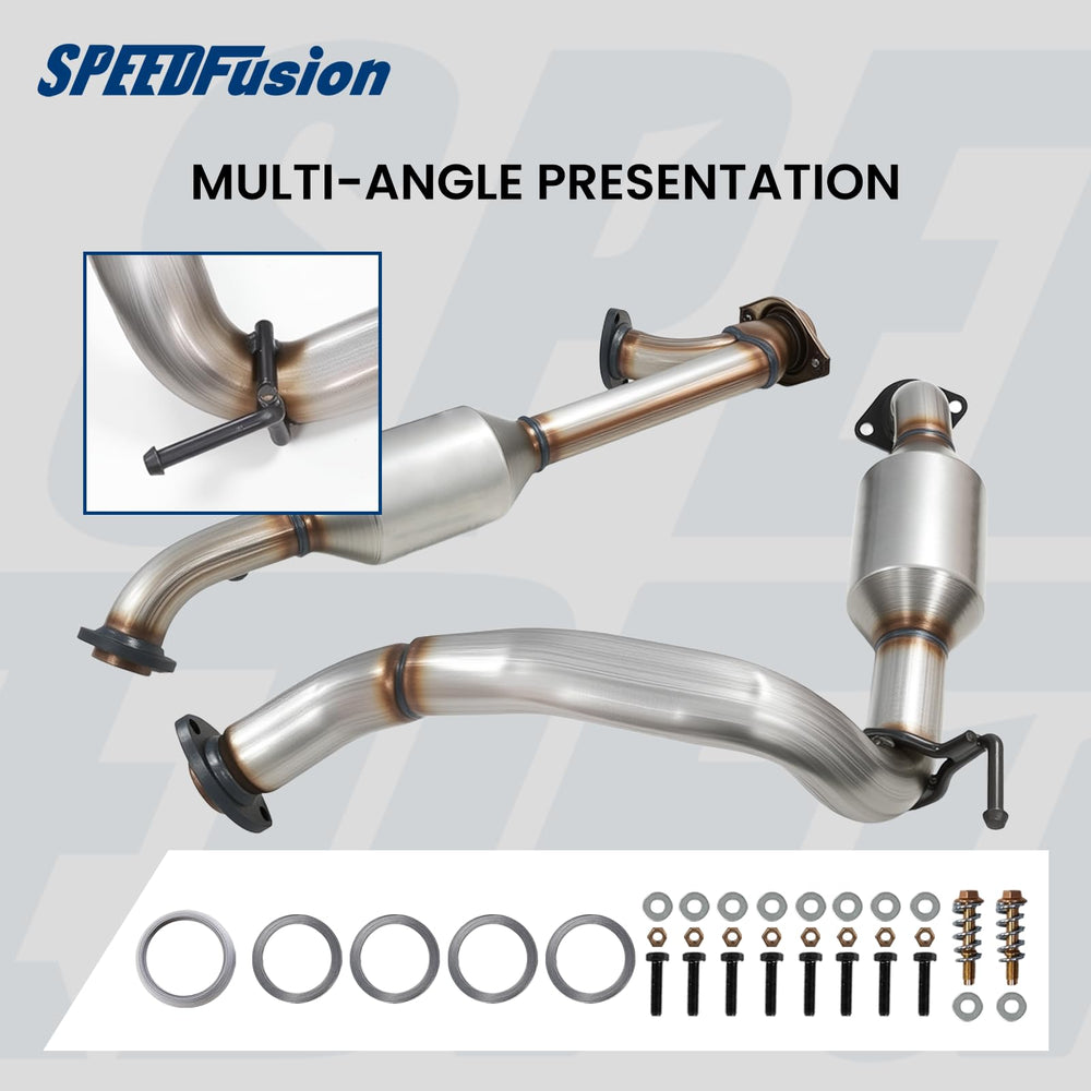 SPEEDFusion catalytic converter ceramic matrix close-up highlighting noble metals for efficient purification.