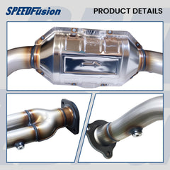 SpeedFusion catalytic converter for GMC Sierra improving exhaust flow.