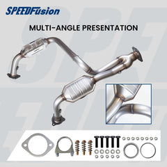 EPA-certified SpeedFusion catalytic converter for federal standards.