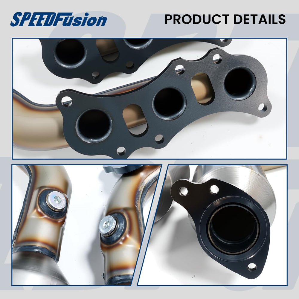 SpeedFusion right catalytic converter showcasing durable build for consistent 4Runner performance.