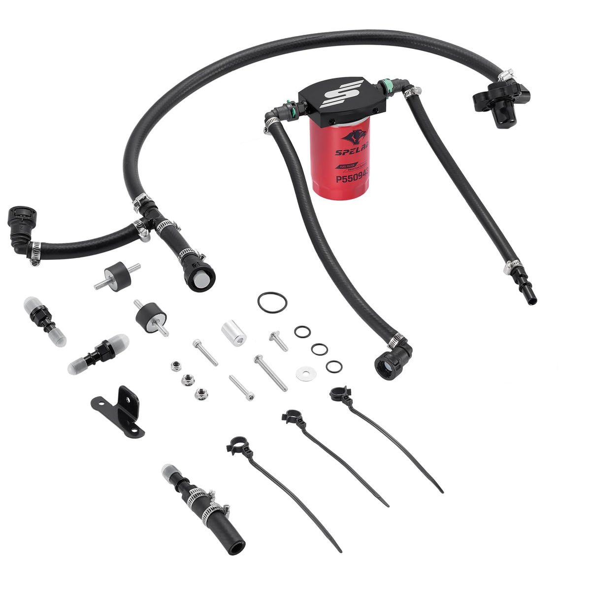 SPELAB CP4 disaster kit front view protects Ford 6.7L fuel system from CP4 contaminants.