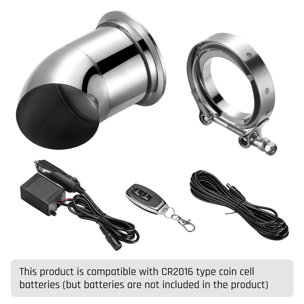 SPELAB elbow muffler assembly with chrome valve detail for a sturdy fit