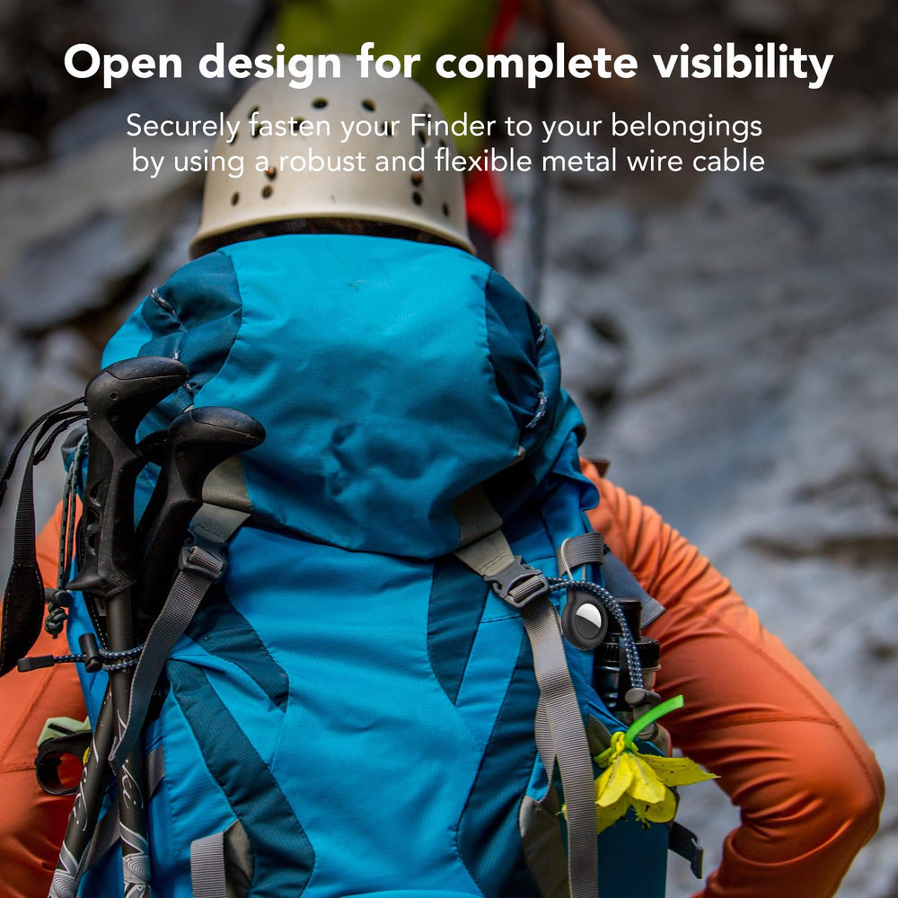 SPGUARD AirTag Holder backpack attachment keeps items organized on the go.