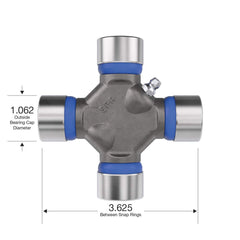 Spicer 1330 U-joint bearing cap diameter 1.062 inches for precise alignment.