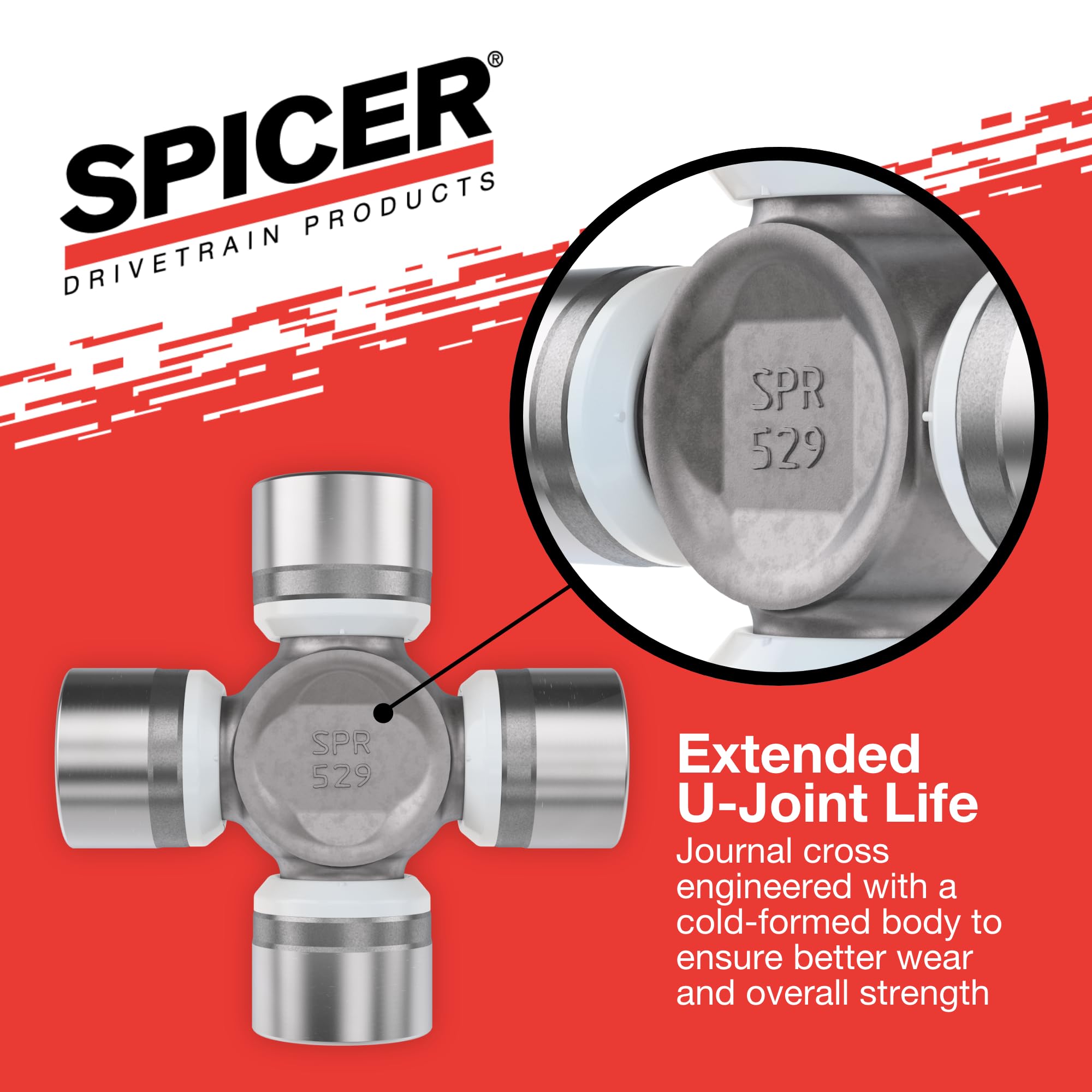 Spicer 5-1330X U-Joint Kit OSR labeled 2-4800OEB for reference.